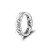 Halsband CKK 100% 925 Sterlingsilverjewelry Kosmiska linjer ringer med tydlig CZ -fri frakt