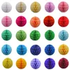 Party Decoration 5 PCS Pom Poms Paper Honeycomb Ball Hanging Lantern Wedding Birthday Decor Diy Baby Shows Supplies