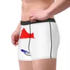 Underbyxor män kroatien gnk dinamo zagreb boxer trosor shorts trosor mjuka underkläder man rolig plus storlek