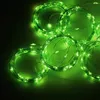 Strings Solaire alimenté 300 LED rideau guirlande fée lumières fil de cuivre chaîne pour fête de mariage en plein air jardin chambre décoration