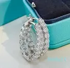 Fashion Designer Diamond Women Earrings Girl Valentine's Day mammy Gift Factory