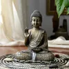 Estatuas de Buda, escultura tailandesa, decoración del hogar, adornos de escritorio de oficina, estatuilla de regalo Vintage, ubicación hindú Fengshui 240123