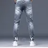 2023 Erkek Kış Kot Pantolon Ekle Yün Kollu Pantolon Yüksek Kaliteli İnce Vintage Mavi Hip Hop Kot Street Giyim Mans Denim Pantolon 240124