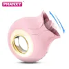 Vibradores PHANXY Língua Lambendo Vibrador para Mulheres G-Spot Clit Mamilo Estimulador Oral Buceta Vagina Orgasmo Rápido Brinquedos Sexuais para Mulheres Casais