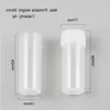 Tubos de ensaio plásticos pe, 200x4g 4ml com plugue branco, recipiente de amostra dura de laboratório, frascos de embalagem transparentes, garrafas cosméticas femininas iknph