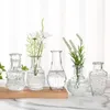 Vases Nordic Glass Flower Vase Colorful Vintage Styles Small Bottle Home Decor Creative Mini Office Wedding Table