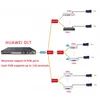 Équipement de fibre optique Gpon ONU EPON ONT EG8141A5 FTTH Modem routeur 4 pièces adaptateur original en métal nu 1GE 3FE 1tel Wifi avec logiciel anglais