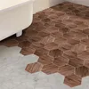 Waterproof Bathroom Floor Stickers Peel Stick Self Adhesive Floor Tiles Kitchen Living Room Decor Non Slip Hexagon Decals272u