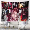 Tapisseries murales suspendues Anime Demon Slayer, décor de chambre Kawaii, tissu de fond japonais, décoration de chambre à coucher, de dortoir, de maison