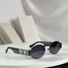 Sunglasses for women Oval frame VE2264 Luxury glasses Electroplated metal quality mirror leg Stereoscopic head logo Men designer sunglasses original box