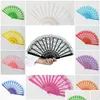 Party Favor Folding Hand Fan Single Side Lace 11 Colors Summer Chinese/Spanish Style Dance Fans Drop Delivery Home Garden Festive Su DH8VQ