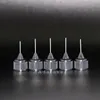 50 ml 100pcs Dropper Butelka Metalowa igła czapka igła Wysoka przezroczyste butelki z kropla