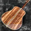 Handgemaakte elektrische gitaar met stipmozaïek, Vintage Sunburst hout, 41, gratis verzending, J45