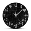 Equazione Nove Matematica L'orologio delle formule 9 Orologio da appendere moderno Decorazione artistica da parete per aula matematica 2012122952