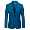 Costumes pour hommes S- 6XL en gros Mens Slim Casual Costume d'affaires Veste Boutique Mode Formelle Couleur Solide Blazer Groom Robe de mariée