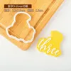 Outils de cuisson Acrylique 1-10 Numéro Cookies Cutter Gâteau En Relief Moule Décoration Outil Joyeux Anniversaire Anniversaire Fondant Sucre Artisanat