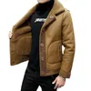 Vestes de chasse hommes hiver chaud laine veste tissu granulaire réversible Plus haute qualité S-4XL hommes