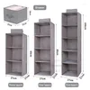 Cajas de almacenamiento para armario y estantes organizadores plegables para colgar