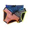 Men's Swimwear Sexy Low-Waist Men Brand Swimming Push-up Pad Swim Trunks Low Waist Briefs Boxers Leopard Sell Summer