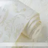 Bakgrundsbilder Vit tapet 3D Flower präglad klistermärke rumsdekor diy kontakt vägg papper väggmålningar hemmöbler garderob renoverar