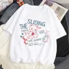 T-shirt Femme Skateboard Vintage Y2K Tshirt Été Blanc Tops Hip Hop Oversize Wear Mignon Femme Mince Blouse Street Style Femmes T-Shirt 240130