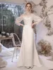 Casual Dresses Women's Long Sleeve Backless Skirt Strapless Maxi Satin Gauze White Korean Style Wedding Party