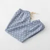 Trousers Polyester Children's Anti-mosquito Pants Bloomers Thin Polka Dot Baby Girls And Summer 3-10Years