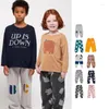 Trousers Boys Pants Loose Girls 2024 Autumn Winter Span Brands Casual Cotton Children From 2 To 12 Years