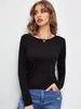 Felpe con cappuccio da donna scava fuori schiena senza schienale corsa abbigliamento fitness traspirante camicetta che tocca il fondo T-shirt fasciatura maglione a maniche lunghe