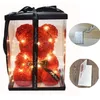 Drop 40cm Zeepschuim Rose Beer met Led-licht Gift Card In geschenkdoos voor Valentijnsdag en vriendin T2009032280