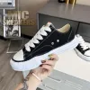 Topp mmy maison mihara yasuhiro skor casual sneakers canvas tränare lace-up massage plattform sko trim formad tå lyxiga män kvinnor sneaker