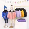 2024 Winter New designer kids coat Down Jacket For Boys Real Raccoon Fur Thick Warm Baby Outerwear Coats boys girls jackets Years Kid Fashion Teenage Parka