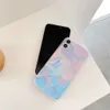 Instagram Watercolor Ink Painting 14 Promax Apple 11/12 Phone Case Suitable for Iphone 13 Liquid 15 Water Sticker Soft