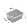 Opslagflessen 3 STKS Dienbladen Voedsel Serveerschaal Met Cover Home Keuken Organizer Container