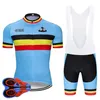 Moxilyn 2020ベルギーサイクリングジャージーセットMTBユニフォーム自転車衣類通気性自転車服服を着た男子短いMaillot Culotte305a