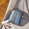 Bolsos de noche XMESSUN nuevo bolso cruzado de cuero genuino para teléfono para mujer 2024 diseñador de moda Luxary Lady Casual bandolera tipo mensajero