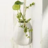 Eua casa jardim varanda cerâmica pendurado plantador vaso de flores planta com fio pequena garrafa casa decor2983