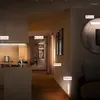 Nachtlichter Bewegungsmelder Licht Drahtlose LED Typ C wiederaufladbare Lampe Schrank Kleiderschrank Treppe Hintergrundbeleuchtung für Küche