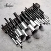 Makeup Brush Set Professional Brushes Full Black 18Pcs Face Eyes Cosmeitcs Powder Foundation Make Up Brushes Kit 240124