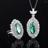 Correntes moda temperamento s925 prata alto carbono diamante high-end jade feminino pingente colar 8 16 jóias de casamento atacado