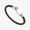 Créateur de mode Bracelet de câble en cheval blanc bracelets en acier inoxydable noir plaqué noir bracelets pour hommes accessoires de cadeaux pour femmes avec bijoux
