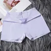 Kadın Tozluk Kısa Kadın Yaz Sonbahar Buz İpek Dikişsiz Bayanlar Boksör Pamuk Kasık Boyshorts Seksi Güvenlik Pantolonları İnce Nefes Alabilir İç Giyim YQ240130