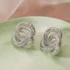 Boucles d'oreilles Mafisar Design or argent couleur irrégulière géométrique mode luxe Piercing fleur boucle d'oreille pour les femmes bijoux