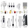 Ferramentas de bar 13-22pcs 750ml 600ml Boston Cocktail Shaker Misturador de vinho Conjunto de ferramentas para bartender com suporte