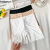 Legginsy damskie Solidne bezpieczeństwo Krótkie spodnie Schowowanie Summer cienki oddychający pod spódnicą Nowy chłodny lód przytulna elastyczność bokser bokser YQ240130