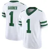 メンズnewyorkjetsgarrett Wilson AhmadソースAlijah Vera-Tucker White Throwback Ed Game Jersey