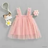 Girl's Dresses Summer Dress Cute Sleeveless Strap Tulle Baby Girl Dress First Birthday Girl Party Princess Dresses Baby Girl Clothes