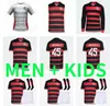 24 25 25 koszulki piłkarskie Flamengo Diego E. Ribeiro Gabi Outubro Rosa 2024 2025 Thiago Maia de Arrascaeta Wersja gracz bramkarza Pedro Football Shirts Men Kids Kit Kids