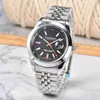 La véritable montre de mode de loisirs universelle à bande d'acier à quartz de vente chaude en direct {catégorie} 123