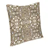 Pillow Luxury Jewelry Gemstone Crystal Throw Cover Home Decor Rhinestones Sofa Car Zipper Pillowcase